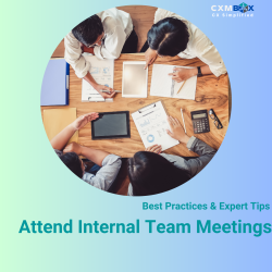 In this PDF summary, you will find an overview of the best practices and expert tips for customer success managers (CSMs) to effectively attend internal team meetings. Whether you're a new CSM or looking to enhance your meeting participation skills, this guide will provide valuable insights to make the most out of your team meetings and contribute to your organization's success.

By implementing the best practices and expert tips outlined in this guide, you can enhance your meeting participation skills, foster collaboration, and contribute to the overall success of your organization's customer success initiatives.

Download the full PDF guide for a comprehensive understanding of the best practices and expert tips to attend internal team meetings as a CSM. Enhance your meeting skills and contribute effectively to your organization's customer success efforts.

Best Practices & Expert Tips for CSMs to to Attend Internal Team Meetings.

https://youtu.be/XFe3QSALlDA

CXMBox.com

https://www.youtube.com/channel/UC28cmdvKa1lrE8Bdu6YSZmA

CSM Mastery: Expert Tips & Strategies to Master Your Week

https://youtube.com/playlist?list=PLmM9TIO1R-VStqUDk3zYDdWlLTEDoMNQm


[Keywords: CSM, customer success manager, internal team meetings, meeting participation, collaboration, communication, active listening, preparation, relationship building, meeting outcomes, challenges, productivity, efficiency]