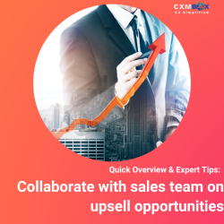 Are you a Customer Success Manager (CSM) or part of a sales team looking to boost upsell opportunities and drive revenue growth? Look no further! Download our exclusive PDF summary of the highly informative YouTube video on "Quick Overview & Expert Tips for CSM to Collaborate with Sales Team on Upsell Opportunities."

In this comprehensive guide, you'll find a condensed version of the video, packed with valuable insights, actionable tips, and expert strategies to help you effectively collaborate with your sales team and unlock untapped upsell potential.

Discover the power of aligning efforts, understanding customer needs, and leveraging data to identify upsell opportunities. Gain expert advice on positioning your offerings, building trust, and nurturing customer relationships for long-term success.

Whether you're a CSM or a sales professional, this PDF summary is your go-to resource for mastering upsell opportunities and driving exceptional results. Don't miss out on this valuable resource—download your copy now!